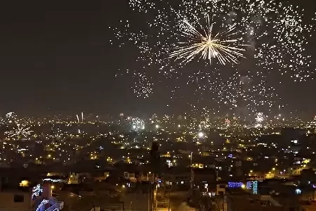 El 80 % de los incendios en Navidad se genera por los juegos pirot�cnicos.