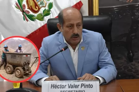 Valer pide celeridad en el env�o de informe t�cnico sobre Reinfo para su promulg