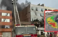 Incendio en el R�mac: Senamhi informa de desplazamiento de aire contaminado