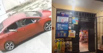 Sujeto dispara contra bodega en SMP