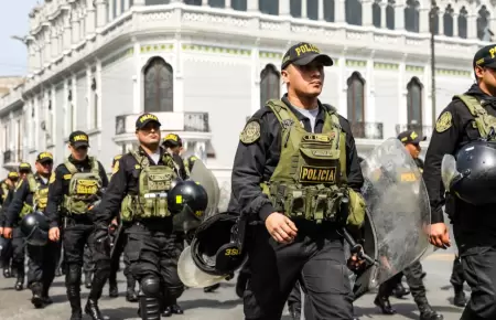 PNP despliega mayor control territorial en Lima contra la delincuencia.