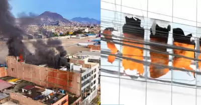 Vivienda incendiada en R�mac no contaba con permiso para almac�n.