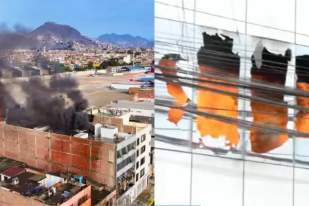 Vivienda incendiada en R�mac no contaba con permiso para almac�n.
