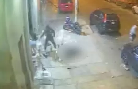 Dos sujetos fueron asesinados a balazos en La Victoria.