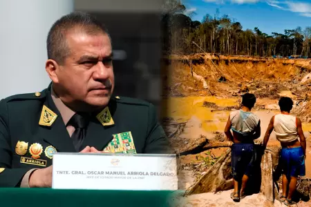 �scar Arriola afirm� que el crimen en miner�a ilegal excede ganancias del narcot