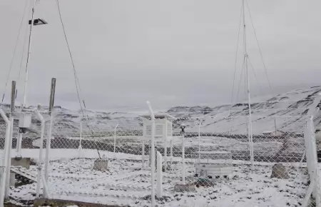 Senamhi informa de la ocurrencia de nieve