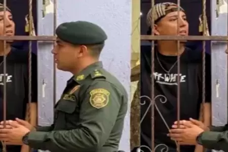 Llam� a la polic�a porque su esposa no lo dejaba salir.