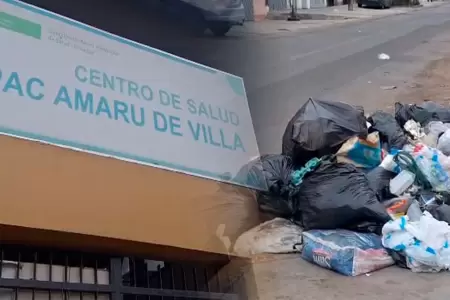 Denuncian acumulaci�n de basura al lado de centro de salud.