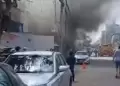 Incendio de grandes proporciones afecta un edificio en Miraflores