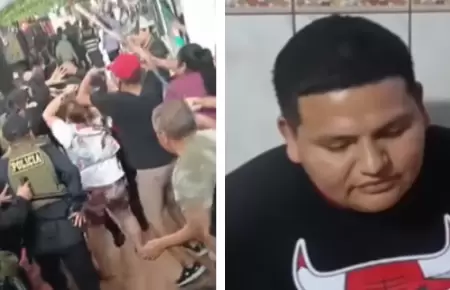 Hartos del crimen: Comerciantes capturaron a extorsionador