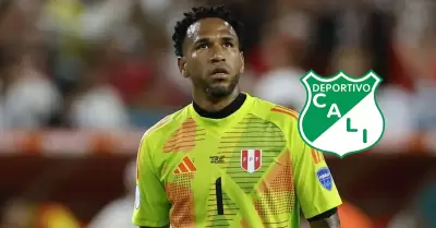 Pedro Gallese habl� a su llegada a Colombia.