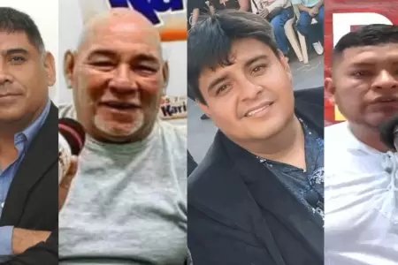 Cuatros periodistas asesinados son de regiones