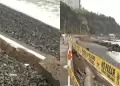 Alerta para veraneantes: Muro de contenci�n colapsa en playa Los Delfines en Miraflores