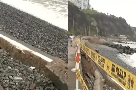 Muro de contenci�n es un peligro ante llegada de verano