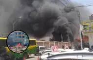 Voraz incendio se registr� en la Feria del Altiplano en el estadio de H�roes Alto de la Alianza