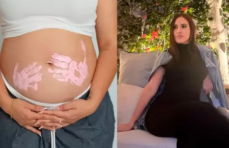 Darinka Ram�rez sobre el padre de su beb�.