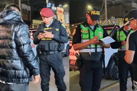 PNP detiene a cuatro requisitoriados y tres comercializadores de droga