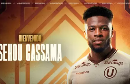 Sekou Gassama es anunciado como nuevo delantero de la U.