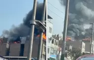 Incendio en SJL: Siniestro consume azotea en edificio de cinco pisos en la Av. Central