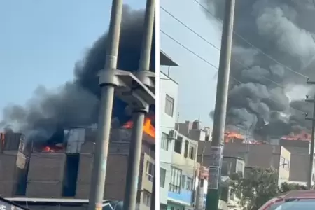 Incendio en SJL este 28 de diciembre