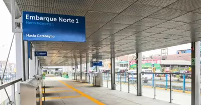 M�s de 10 estaciones de la Ampliaci�n Norte del Metropolitano siguen sin operar.