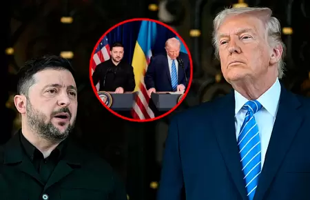 Tras m�s de tres horas, la reuni�n entre Trump y Zelensky para acordar la paz en