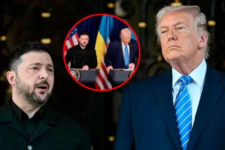 Tras m�s de tres horas, la reuni�n entre Trump y Zelensky para acordar la paz en