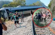 M�xico: Tren Interoce�nico se descarrila en Oaxaca y deja 13 muertos y 98 heridos, seg�n Secretar�a de Marina