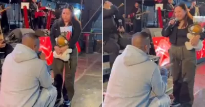 Mujer dice "no" a propuesta de matrimonio