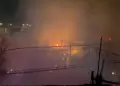 Chorrillos: Incendio de gran magnitud en chatarrer�a moviliza 20 unidades de bomberos
