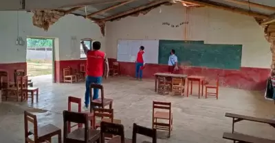Situaci�n cr�tica la de los colegios rurales al interior del pa�s.