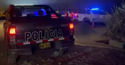 Hombre fue asesinado y abandonado en descampado de SMP.