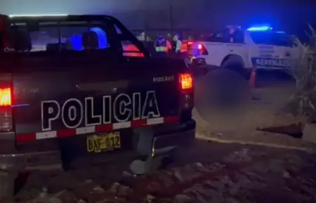 Hombre fue asesinado y abandonado en descampado de SMP.