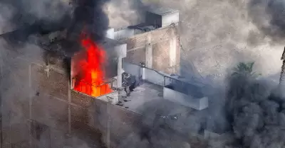 Incendio en San Juan de Lurigancho.