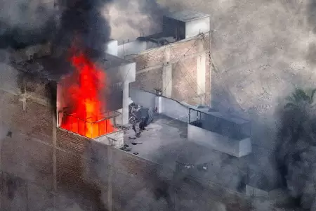 Incendio en San Juan de Lurigancho.