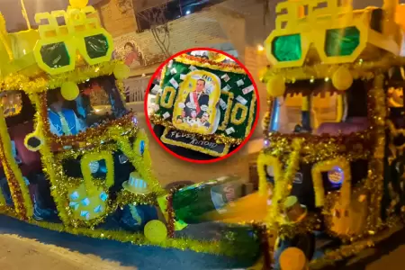 El creador del popular "Moto Noel" volvi� a sorprender con nuevo dise�o.