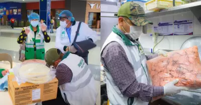 Fiscalizacion en centro comercial de Huancayo.