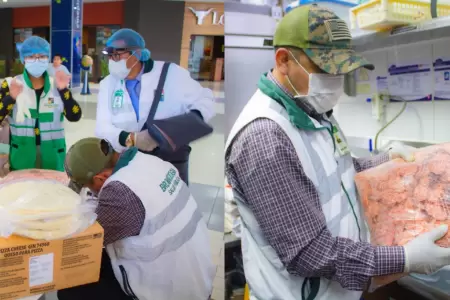 Fiscalizacion en centro comercial de Huancayo.