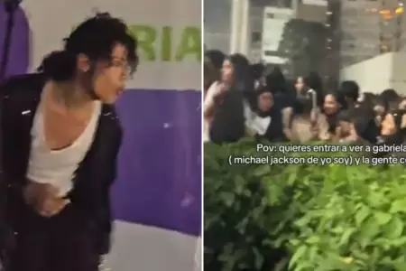 Caos en concierto de Gabriela Villanueva