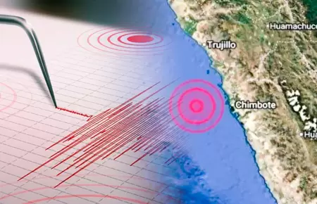 Sismo en Chimbote este martes, 30 de diciembre.