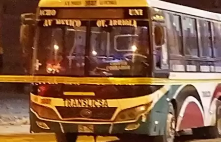 Extorsionadores lanzaron granda a bus de la empresa Translicsa.