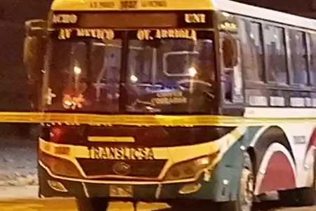 Extorsionadores lanzaron granda a bus de la empresa Translicsa.