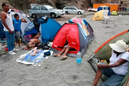 Municipalidades disponen la prohibici�n de campamentos en sus playas.