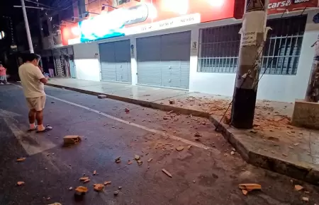 Sismo de magnitud 6.0 caus� alarma en Chimbote.