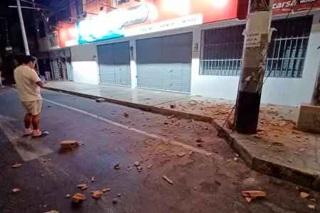 Sismo de magnitud 6.0 caus� alarma en Chimbote.