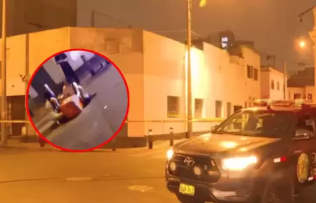 Acribillan de m�s de 10 balazos a repartidor de pedidos por delivery en Cercado