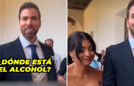 Novios no ofrecen alcohol por inesperada raz�n.
