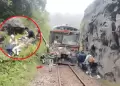 Accidente ferroviario en Cusco: Trenes de Inca Rail y Peru Rail colisionaron en la ruta hacia Machu Picchu dejando m�s de 100 heridos