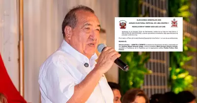 JNE admiti� a tr�mite una de las 3 tachas contra Mario Vizcarra.