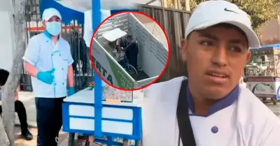 Brian Rojas, de 24 a�os, recuper� su carreta luego de viralizarse el caso.